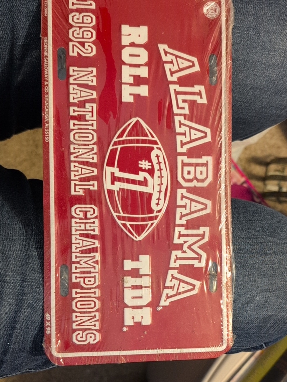 Alabama Crimson Tide License Plate - Roll Tide